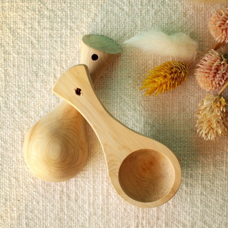 芬兰 VJ Wooden 手工 木制 咖啡勺 - 餐刀/叉/匙组合 - 木头 咖啡色