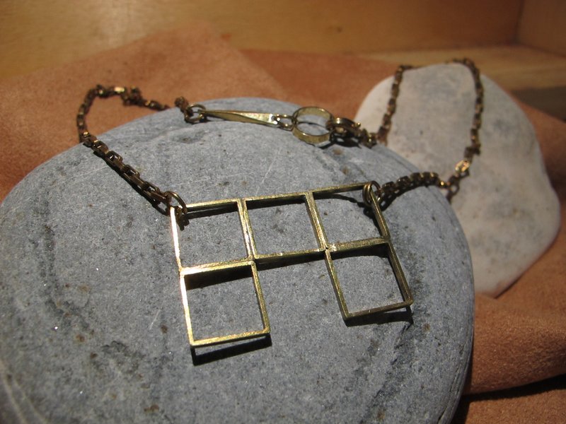 凹凹 / 手工黄铜项链 (锁骨练) - 其他 - 其他金属 