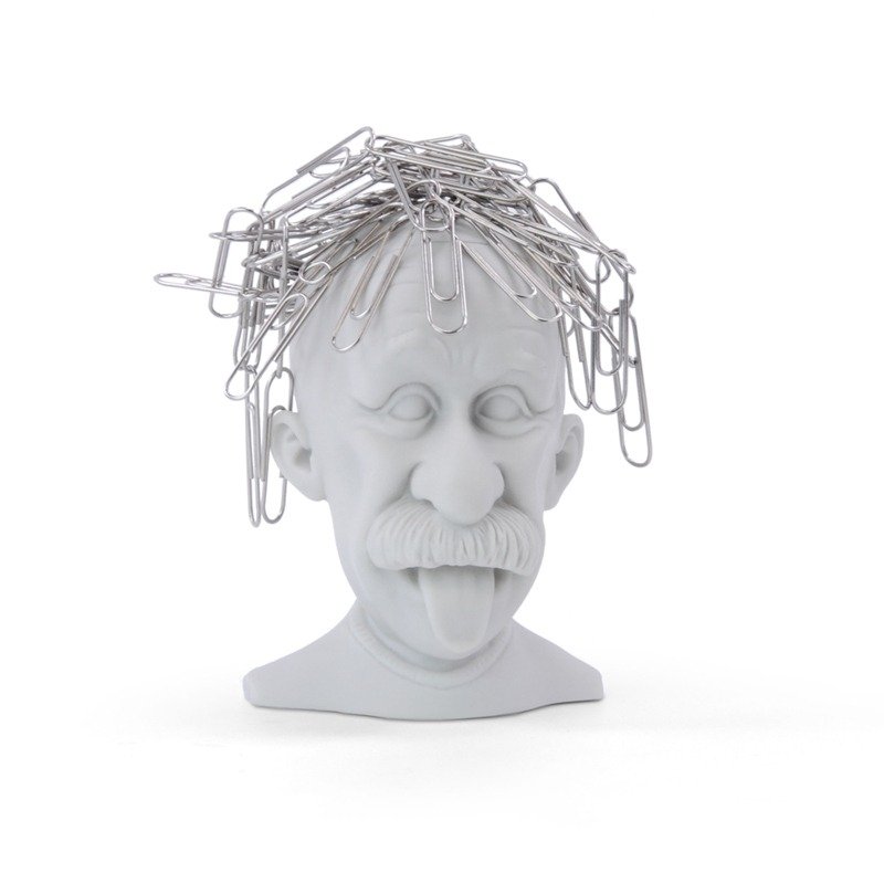 Mustard 回纹针吸铁-爱因斯坦 - 冰箱贴/磁贴 - 塑料 灰色