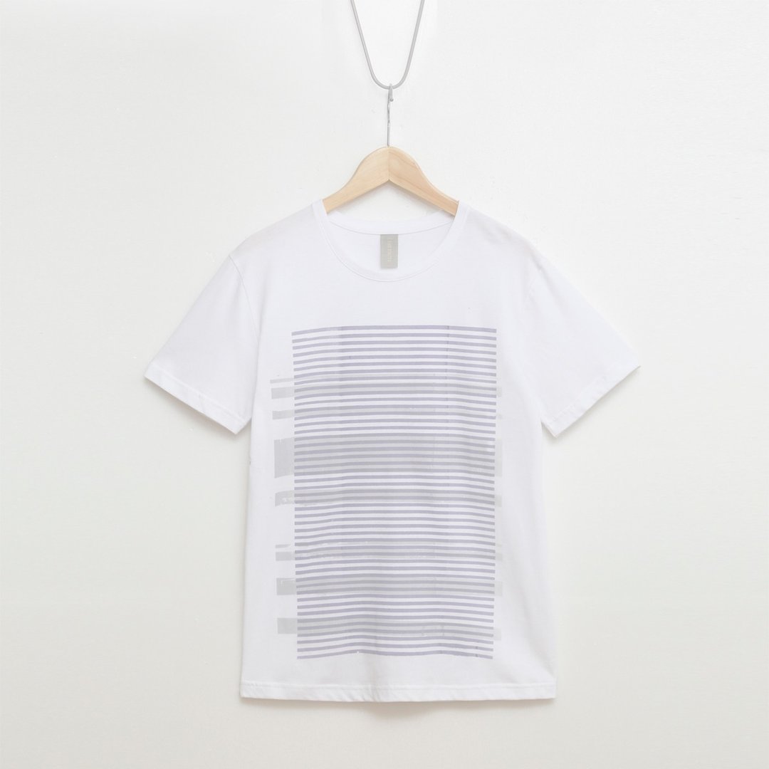 任性实验5 手印T-shirt（男女中性板XL） - 男装上衣/T 恤 - 棉 多色