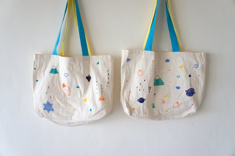 everywhere bag / 一切大包包 - 侧背包/斜挎包 - 棉．麻 白色