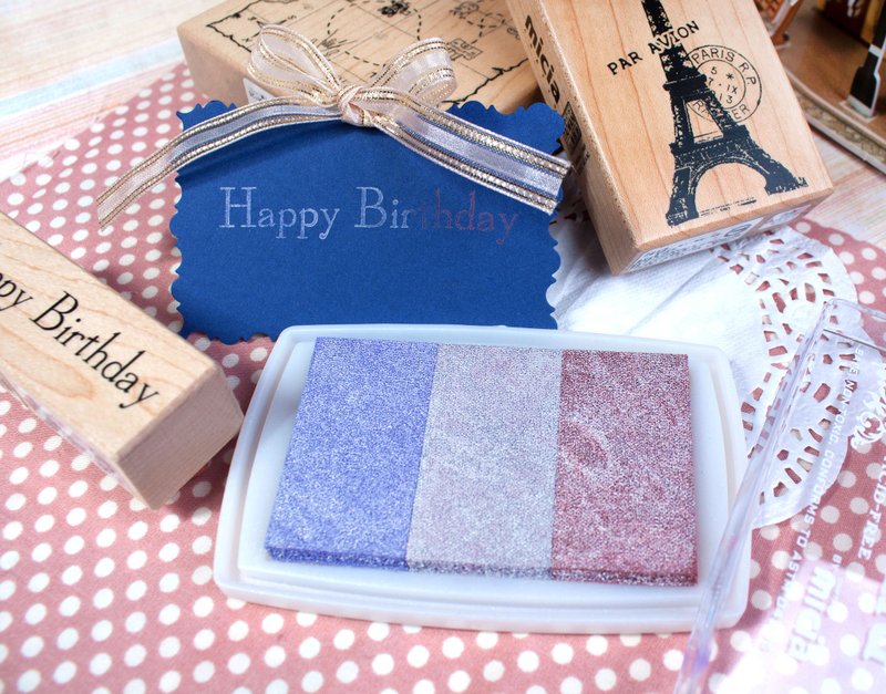 珠光印台-紫色系 SD-B - 印章/印台 - 其他材质 