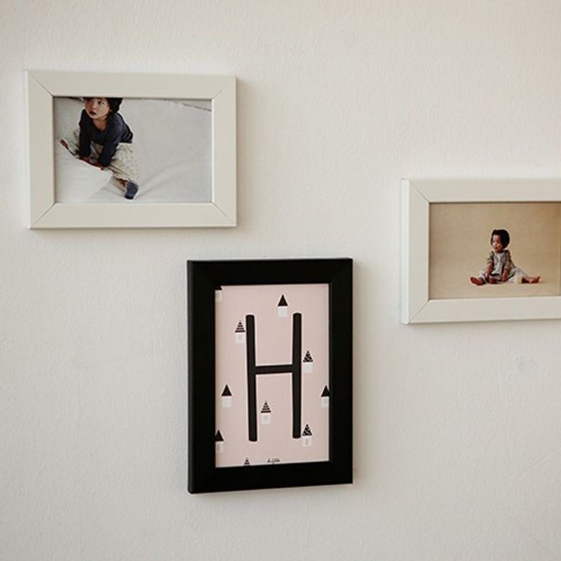 Dailylike-质感生活4X6木质相框-黑,E2D25849 - 画框/相框 - 木头 黑色