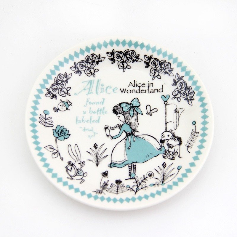 日本制=艾莉丝点心小碟，最可爱的情人礼物 - 浅碟/小碟子 - 其他材质 白色