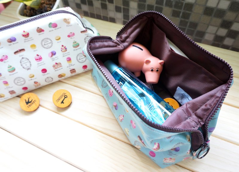 Bon appetit!情定马卡龙口金化妆包（土耳其蓝） - 化妆包/杂物包 - 其他材质 蓝色