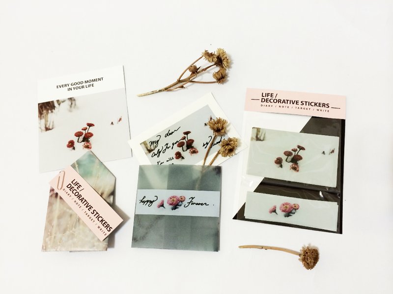 莫内花园联名 / 装饰贴纸组 - 摄影集 - 纸 白色