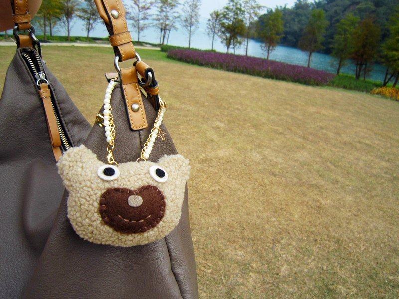 贝琪熊吊饰＆可可熊吊饰 - 吊饰 - 其他材质 咖啡色