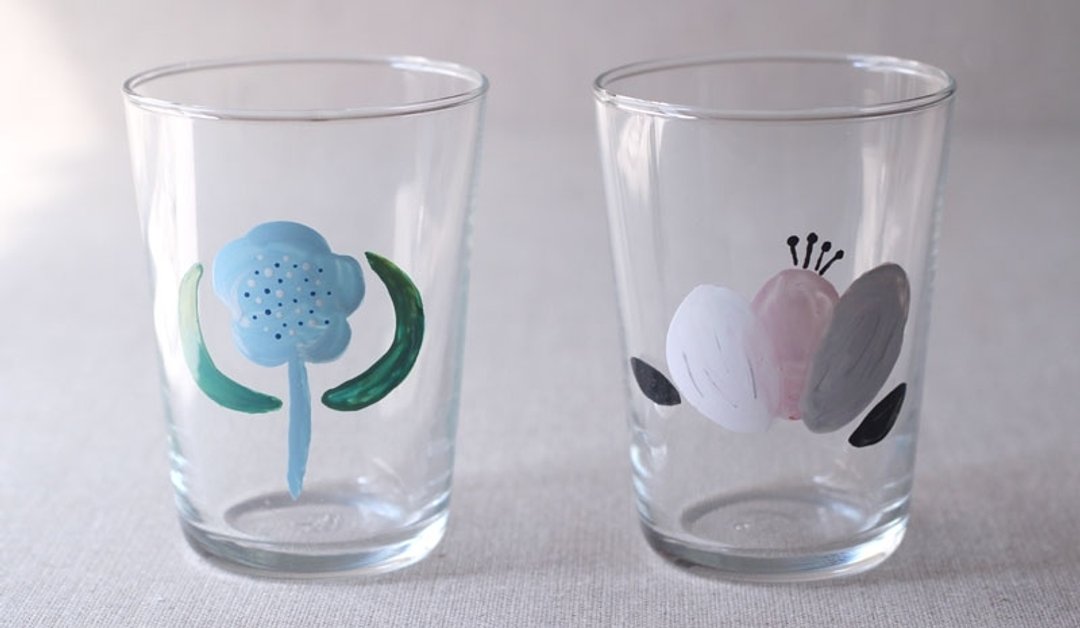 花之良展 § 花瓣花冷水杯 - 茶具/茶杯 - 玻璃 粉红色