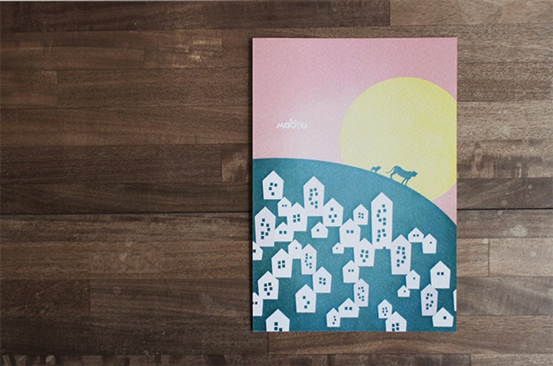 Maotu - Home Home 明信片 - 卡片/明信片 - 纸 多色