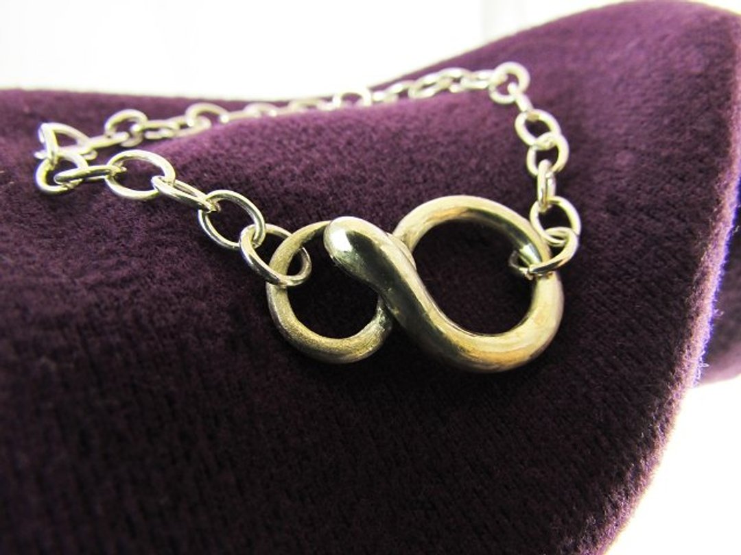 bb infinity snake bracelet_bb无限8手链 | 花童礼 弥月 生肖 蛇 - 满月礼盒 - 银 银色