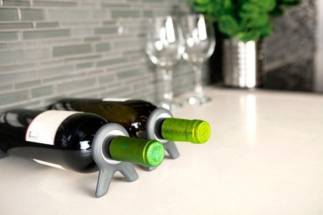 Vine 酒瓶收纳器 - 收纳用品 - 塑料 灰色