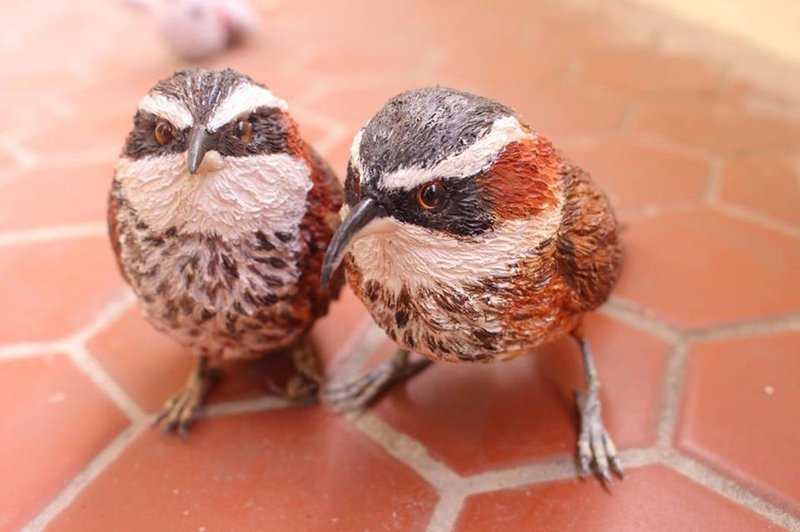 宠物公仔 11-12cm ( 鸟 ) 可当摆设 纯手工 定制化 - 玩偶/公仔 - 粘土 多色