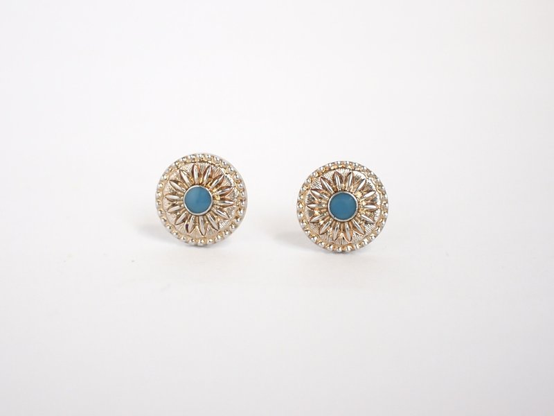 Circle dot 涉谷之羽 耳饰 耳环 401 - 耳环/耳夹 - 塑料 灰色