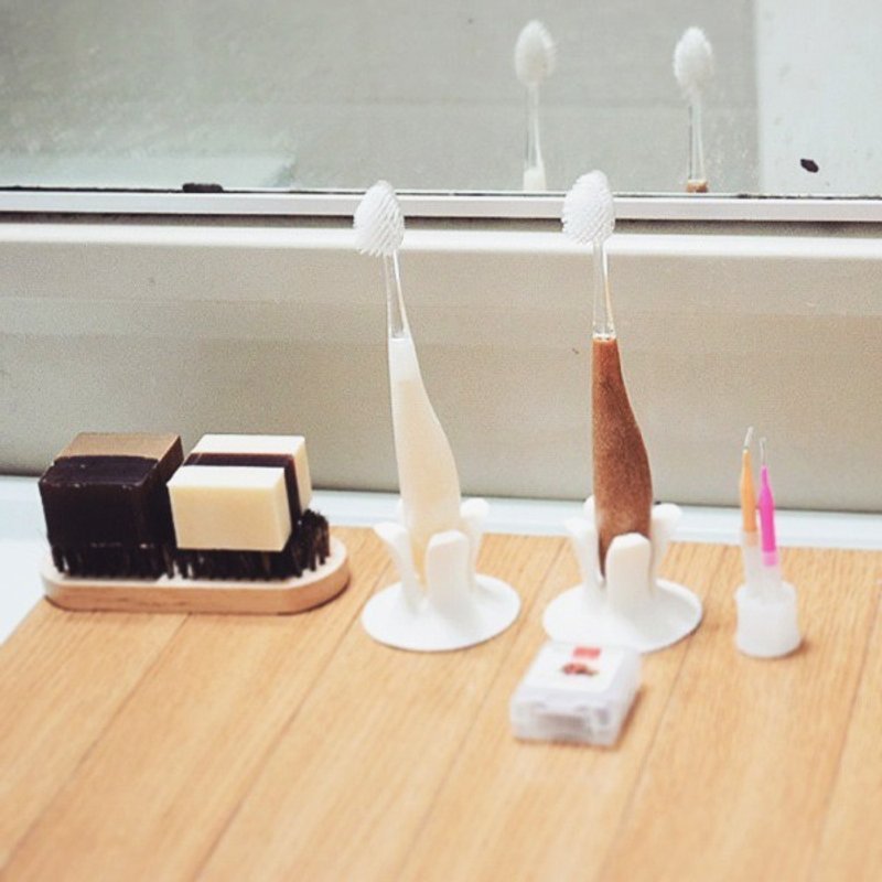 Radius雷迪儿 Source成人可替换刷头按摩牙刷 - 咖啡 | 软毛S - 牙刷/口腔清洁 - 环保材料 咖啡色