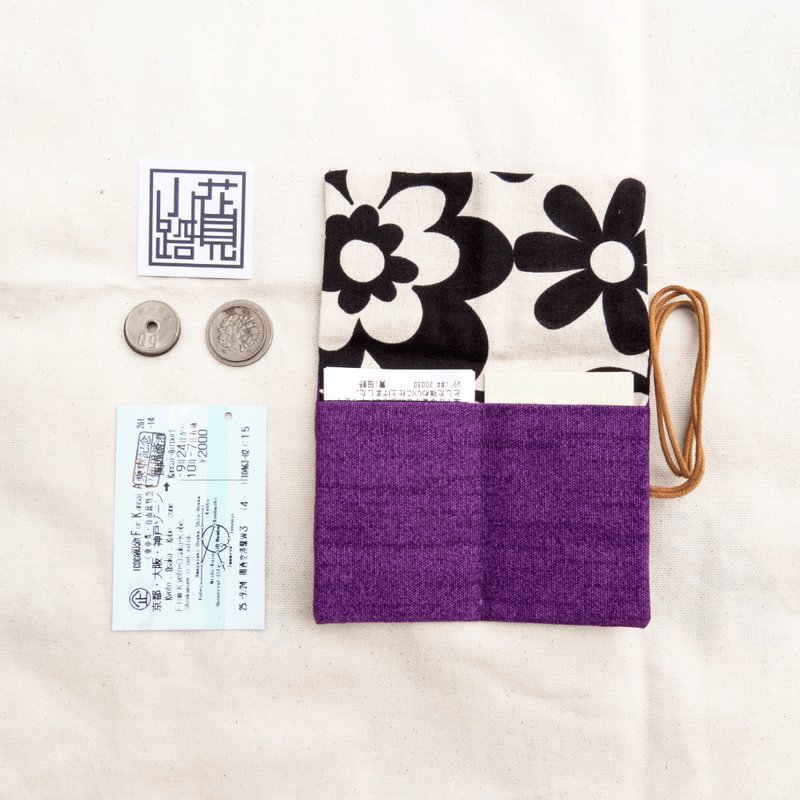 【小趣日】名片夹/票夹/随身夹/紫 - 名片架/名片座 - 其他材质 紫色