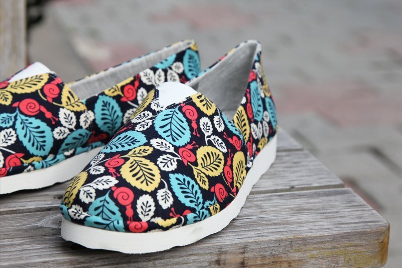 【Whypichi坏脾气手工鞋】蜗牛慢爬 大人鞋  /【Whypichiー手作り靴】大人用 - 女款休闲鞋 - 其他材质 多色