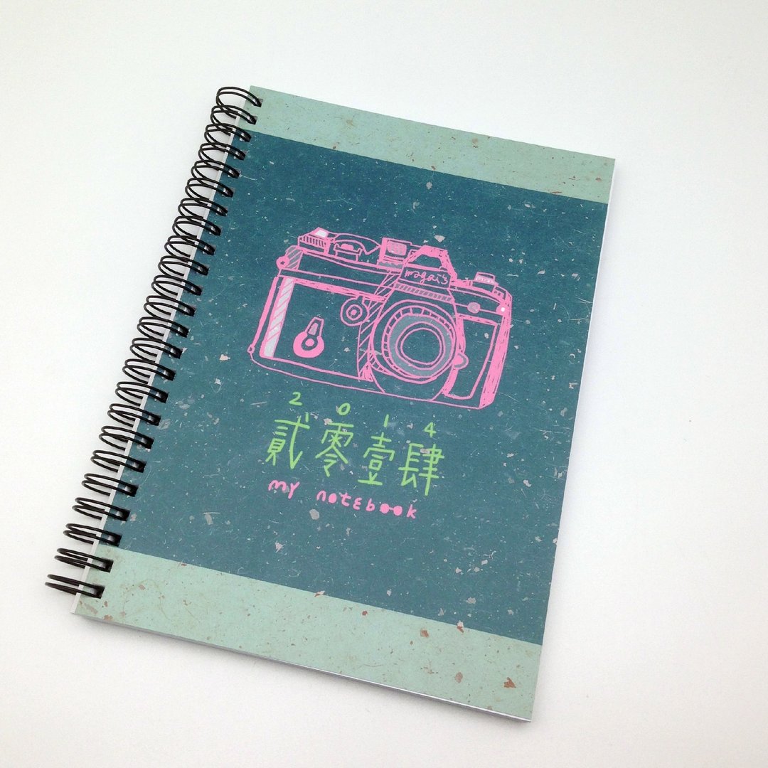 BLR Magais 相机系列 空白线圈笔记本 限量发售 - 笔记本/手帐 - 纸 绿色