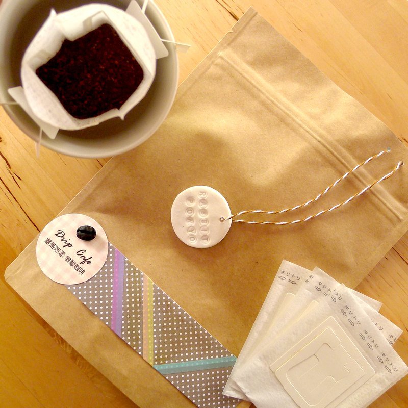 撒落迷漾 微酸咖啡 (新鲜随身挂耳包-滤泡式) - 咖啡杯/马克杯 - 其他材质 绿色