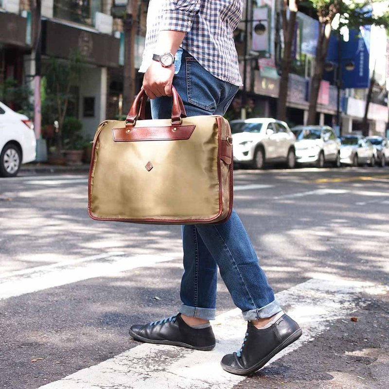 日本商务防水尼龙机能公文包/电脑包Made in Japan by Cledran - 公文包/医生包 - 防水材质 蓝色