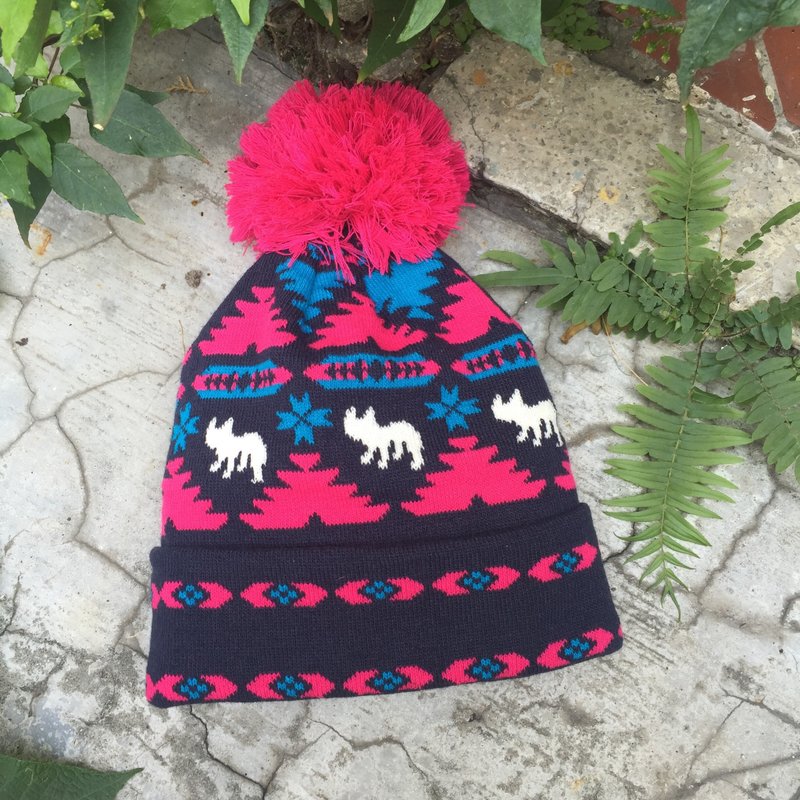 Oops轻民族风*法斗毛线帽-新年礼物-情人节礼物 - 帽子 - 其他材质 多色