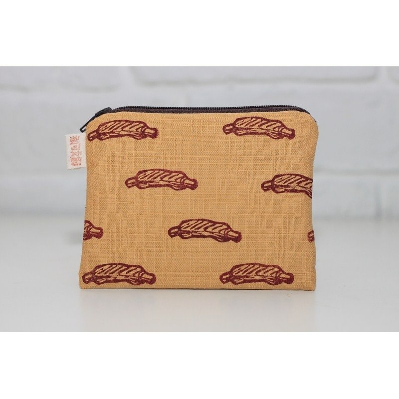 肉食动物系列_烧烤肋排 零钱包 - 零钱包 - 其他材质 橘色