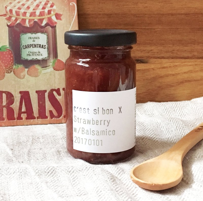 手工果酱 x 巴萨米克草莓 Strawberry w/ Balsamico - 果酱/抹酱 - 新鲜食材 红色