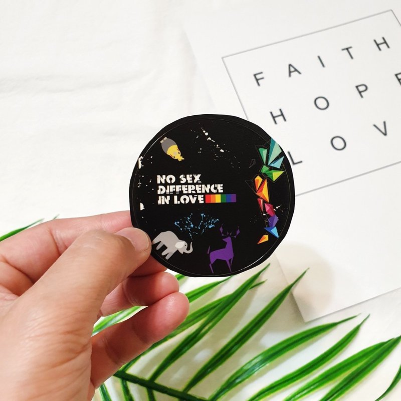 彩虹贴纸 黑爵版 - 贴纸 - 纸 黑色