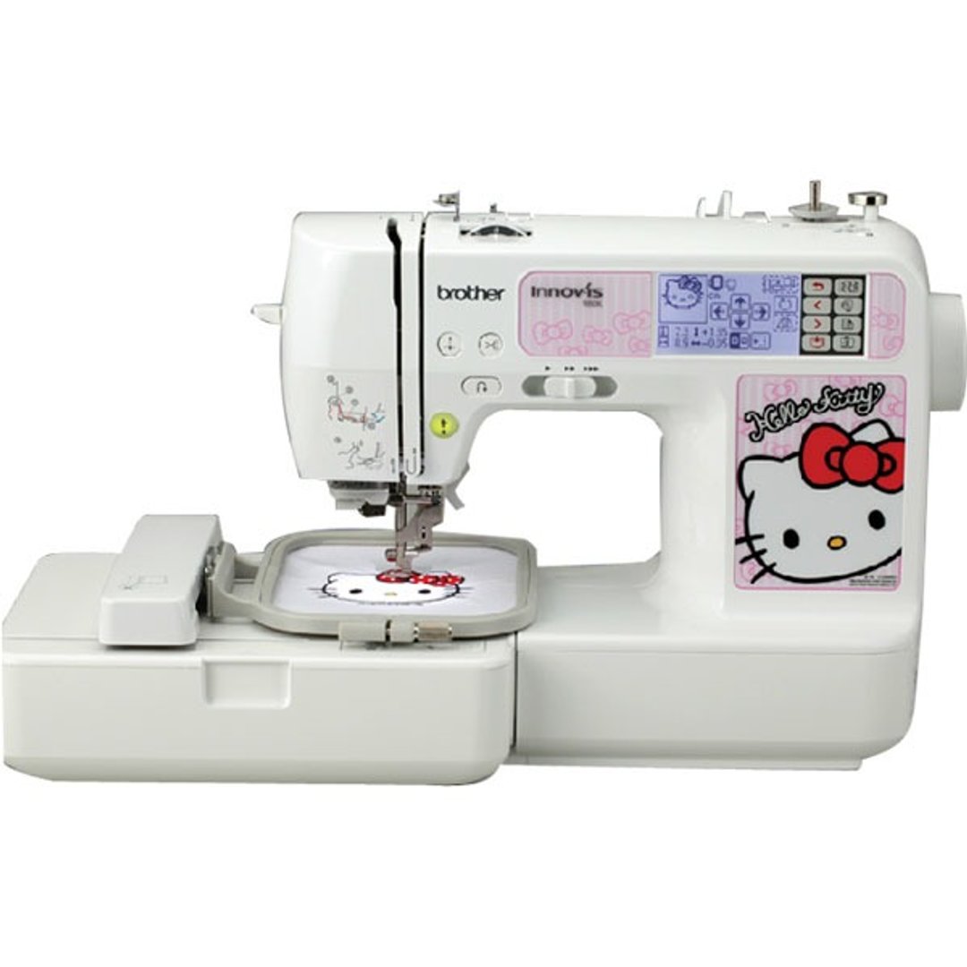 日本brother智慧型电脑 Hello Kitty 刺绣缝纫机Kitty的制造机 - 其他 - 绣线 粉红色