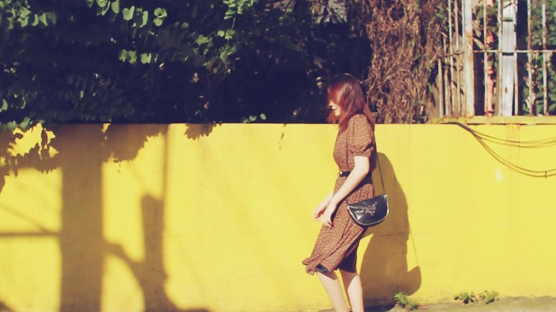 时候古着 [ 优雅碎花雪纺轻古董洋装 ] 国外带回 古着洋装 VINTAGE - 洋装/连衣裙 - 其他材质 多色