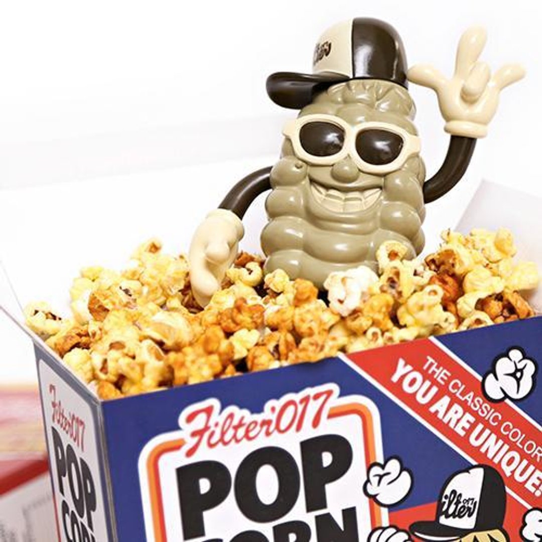 Filter017 X 909 TOY - POP CORN Vinyl Toy 玉米人搪胶玩具-焦糖复古色 - 其他 - 其他材质 