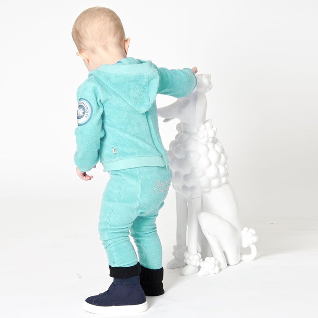 【Lovelybaby北欧童装】瑞典有机棉包屁裤4M至3岁 湖水绿 - 包屁衣/连体衣 - 棉 绿色