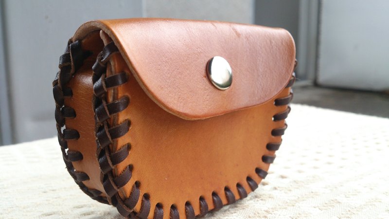 【布俗鬼】皮制手工零钱包 - 零钱包 - 真皮 