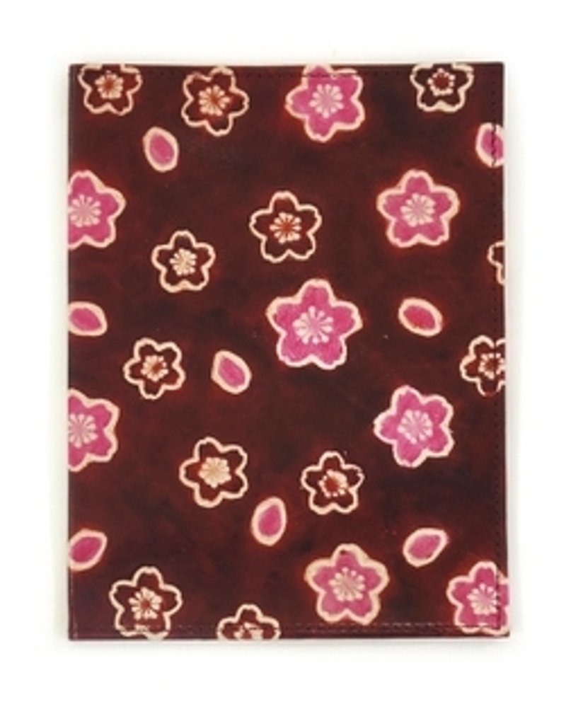 地球树fair trade-“山羊皮系列”-笔记本皮套(咖啡色小花) - 笔记本/手帐 - 其他材质 