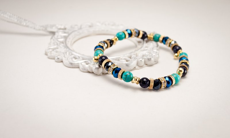 // La Don // 【中世纪-黄铜/天然石-占星术】 - 手链/手环 - 其他材质 多色