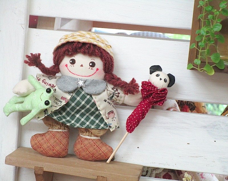 布娃娃 6月顽皮小娃 - 玩偶/公仔 - 棉．麻 多色