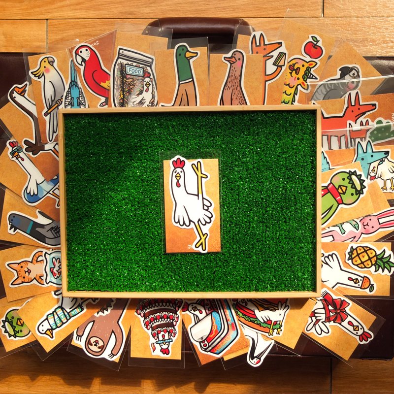 好多种图案的动物大贴纸part 2 [任选]7件组 - 红包/春联 - 纸 多色