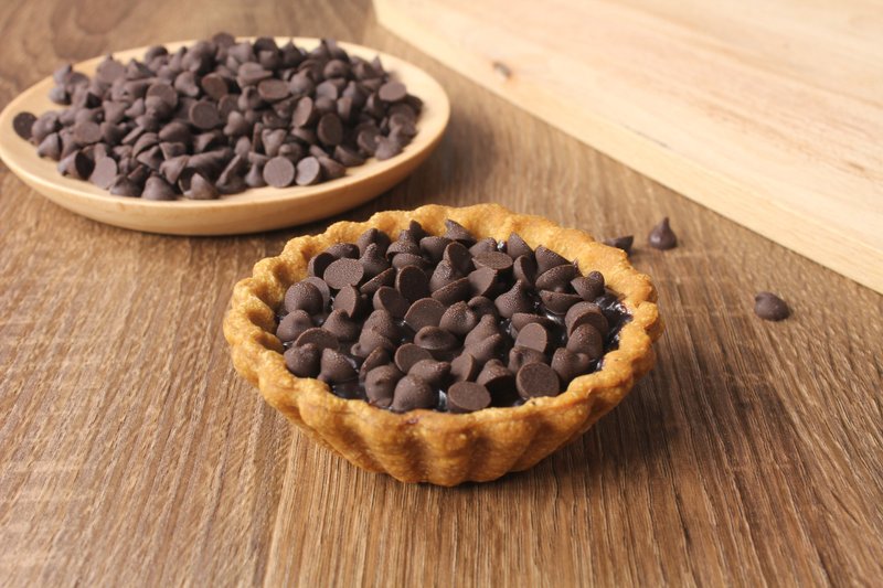 【Apie烘焙研究中心】手工巧克力覆盆子蛋糕塔/二入 - 咸派/甜派 - 新鲜食材 黑色