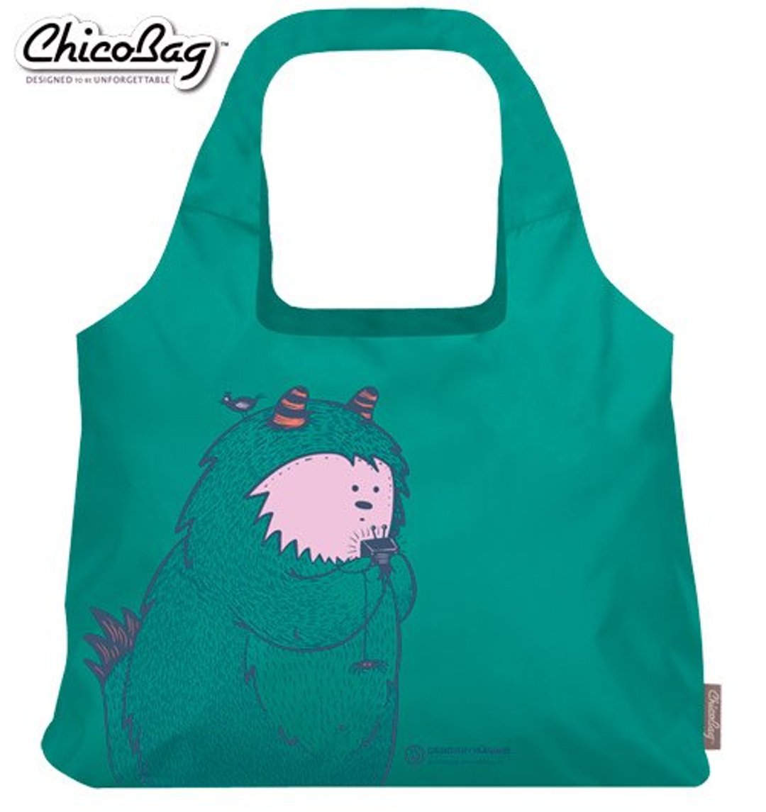 美国 ChicoBag 童话乐活包-怪兽爱TV - 侧背包/斜挎包 - 其他材质 绿色