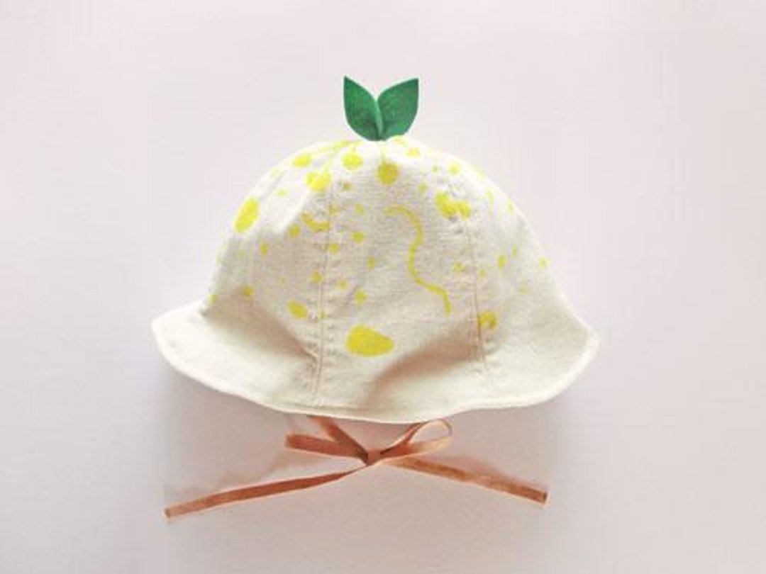 Grow Up! Leaf Hat / Leaves and Nutrients - 围嘴/口水巾 - 棉 白色