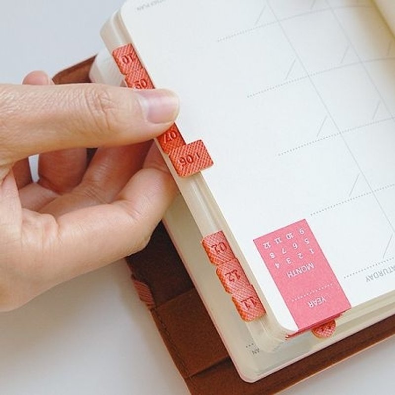 PLEPIC-皮革标签-Orange,POJ91590 - 贴纸 - 人造皮革 橘色