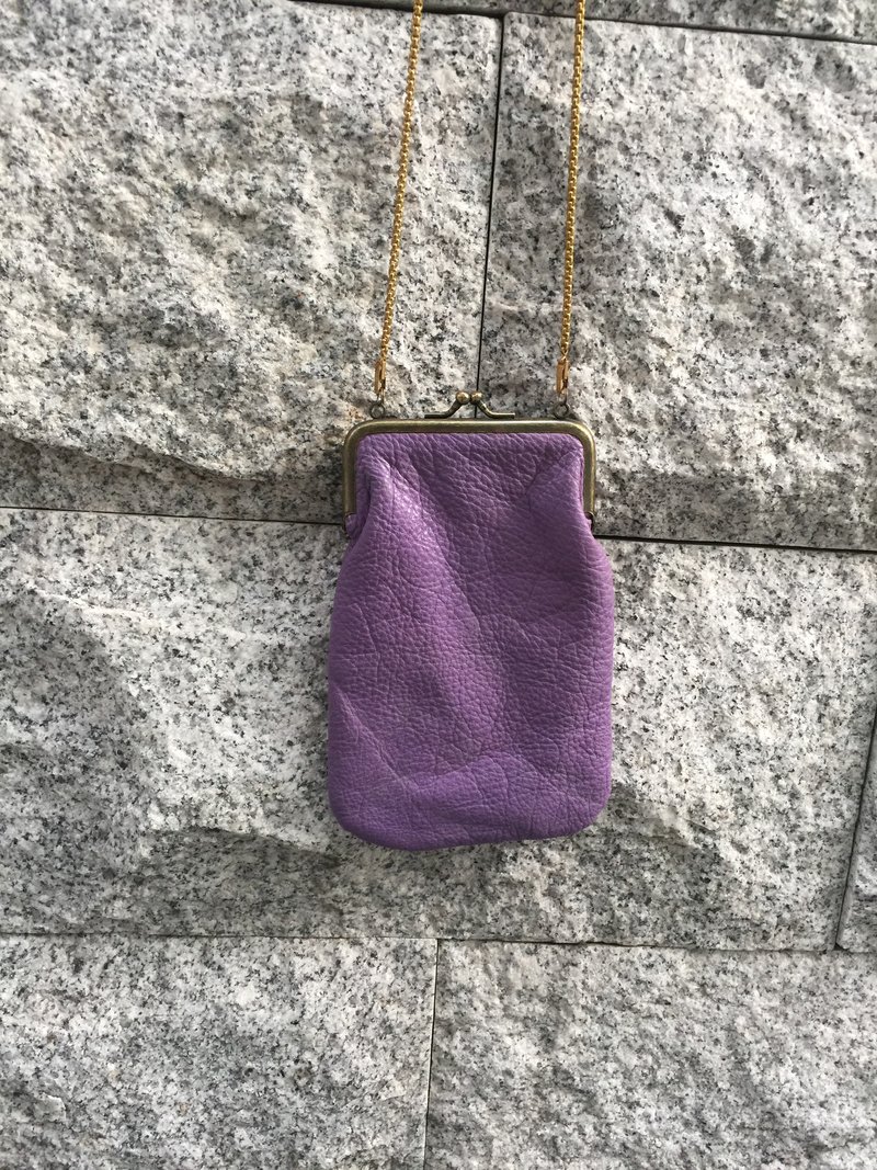 Sienna真皮复古小口金 - 侧背包/斜挎包 - 真皮 红色