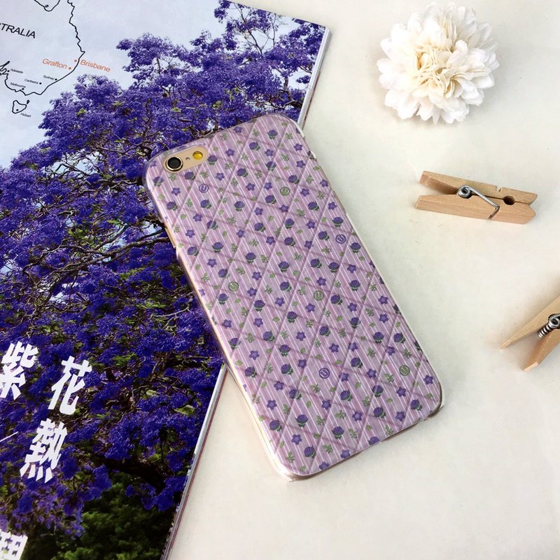 香港原创设计 粉红粉紫色玫瑰花图案 iPhone X,  iPhone 8,  iPhone 8 Plus,  iPhone 7, iPhone 7 Plus, iphone 6/6S , iphone 6/6S PLUS, Samsung Galaxy Note 7 透明手机壳 - 手机壳/手机套 - 塑料 粉红色