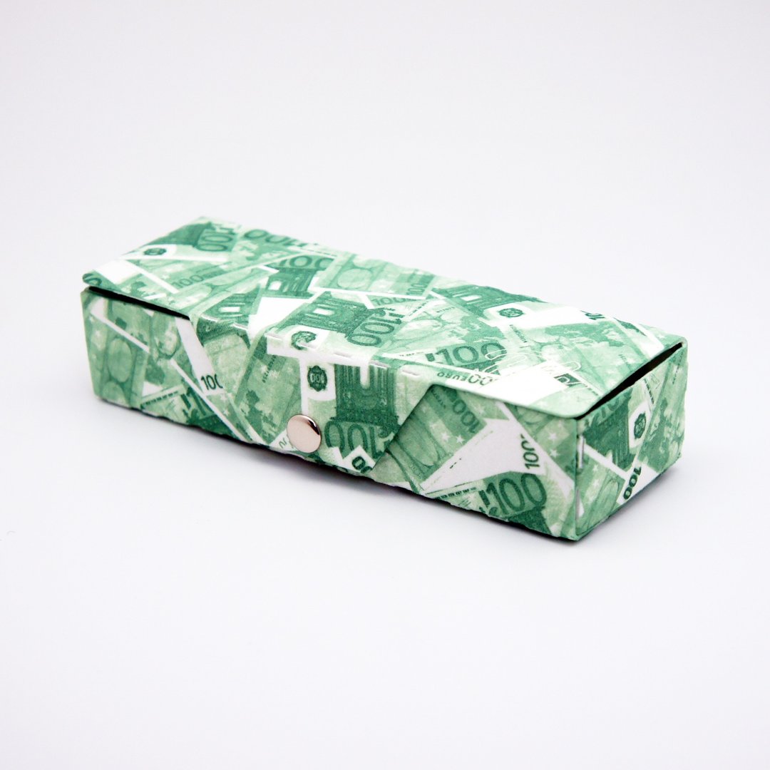 BLR 布制 Color Box 铅笔盒 万用盒 CB09 欧元钞 - 铅笔盒/笔袋 - 其他材质 绿色