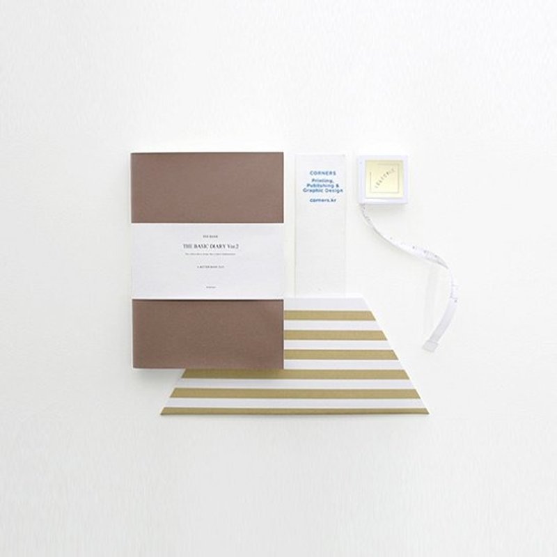 Dessin x indigo-The basic 经典生活A6皮革周志V2-摩卡棕,IDG03135 - 笔记本/手帐 - 纸 咖啡色