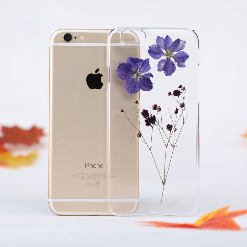 iPhone 6s 手机保护壳 手工制作 押花 iPhone手机保护套 Samsung手机保护壳 Clear iPhone Case Samsung Case - 手机壳/手机套 - 植物．花 多色