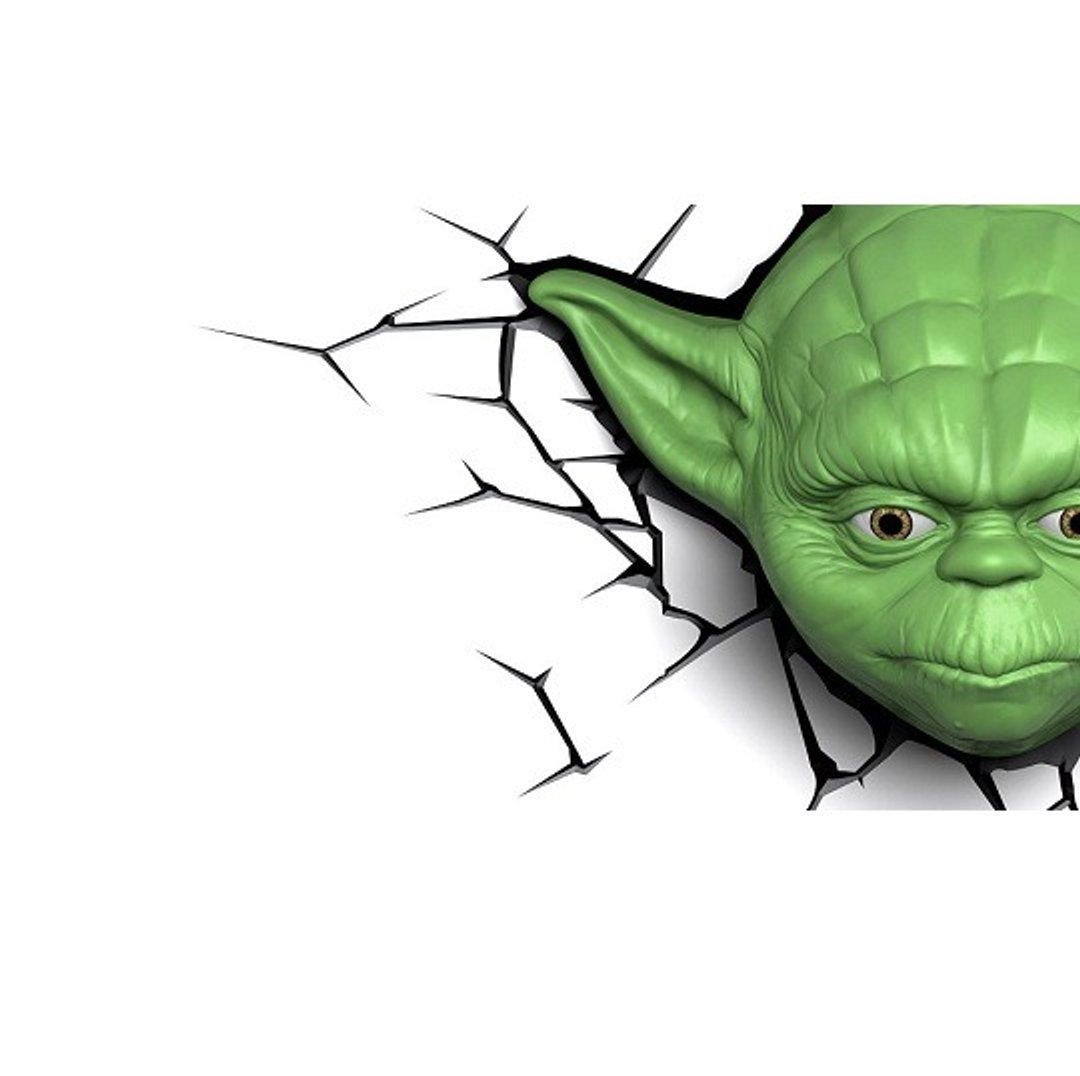3D Light FX - Star Wars EP7 Series Yoda - 3D立体造型灯 星际大战EP7系列 尤达大师 - 灯具/灯饰 - 塑料 绿色