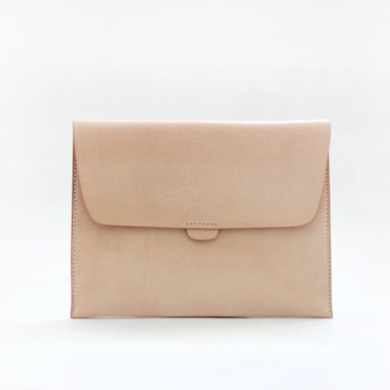 joydivision vintage 复古 头层 牛皮 ipad 苹果 保护套 手工信封包 手拿包 - 平板/电脑保护壳 - 真皮 咖啡色