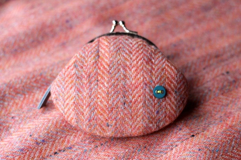 冬阳 ◘ 手工小口金包 - 零钱包 - 其他材质 橘色