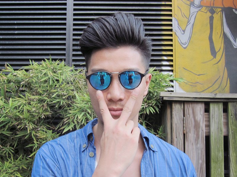 SPEKTRE Audacia 意大利时尚水银镜面太阳眼镜 手工制作 - 墨镜 - 其他材质 