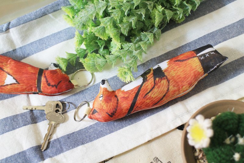 可爱钥匙串娃娃  （大型） - 钥匙链/钥匙包 - 棉．麻 咖啡色